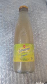 Antique bottles: Schiwppes limon 20 d llena chapa .